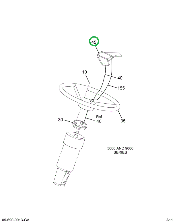 2010921C1 BUTTON HORN-EAGLE