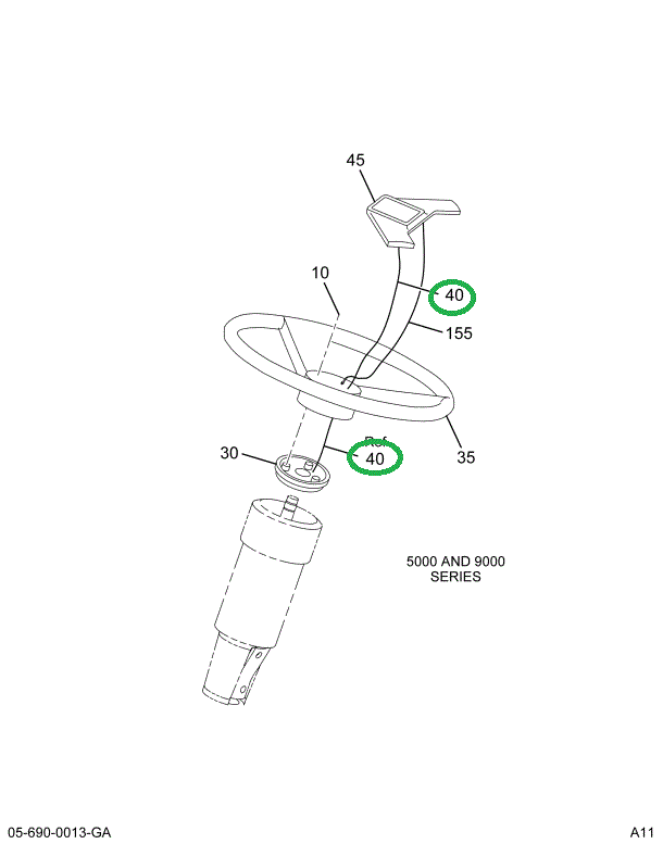 2010932C1 CABLE HORN BUTTON