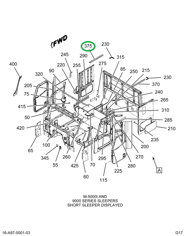 2011737C4 HEADER SIDE PANEL INNER RH 97