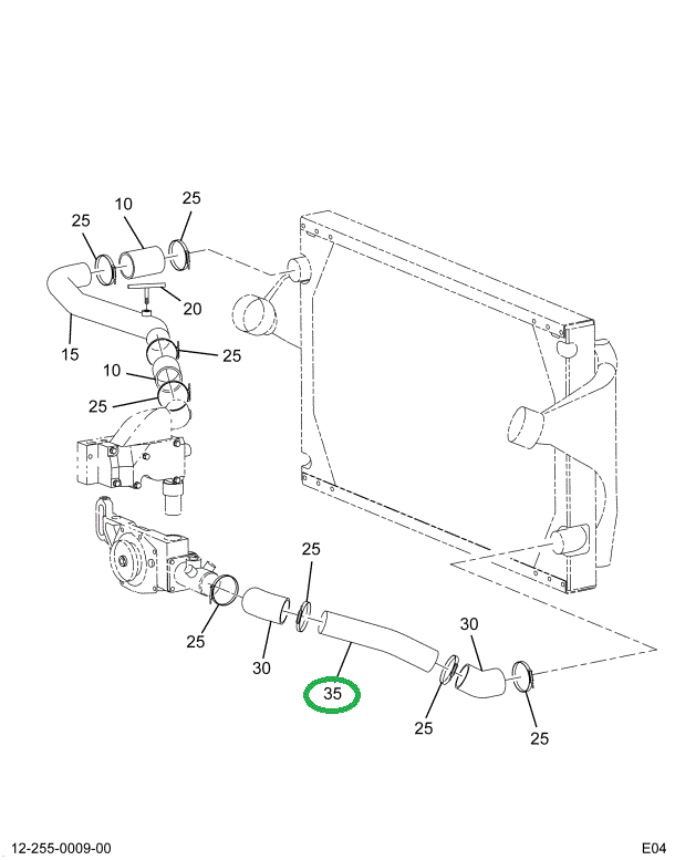 2011963C1 PIPE RAD INLET OR OUTLET