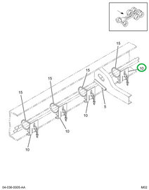 2012682C1 Clip, Spring Type 9/16