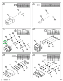 2013314C1 CONNECTR,CONNECTOR CABLE 4F M/