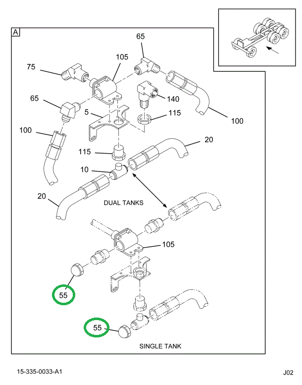 2013438C1 CAP FUEL LINE 10REH