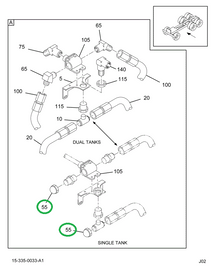 2013438C1 CAP FUEL LINE 10REH