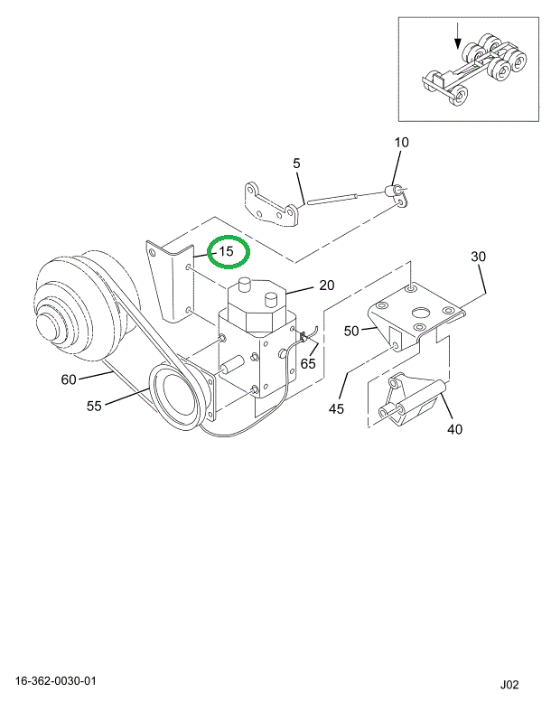 2014712C1 BRACKET,COMPR MTG AIR COND