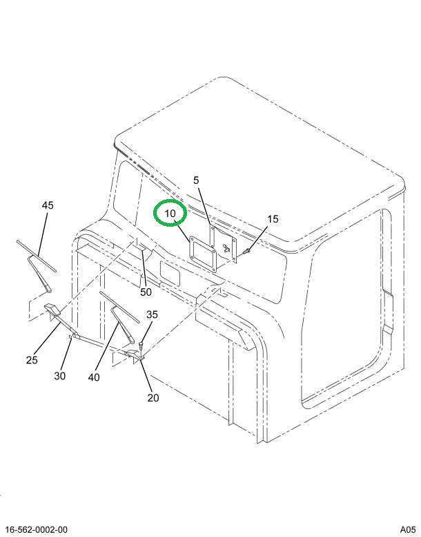 2015302C1 GASKET W/S WIPER MOTOR