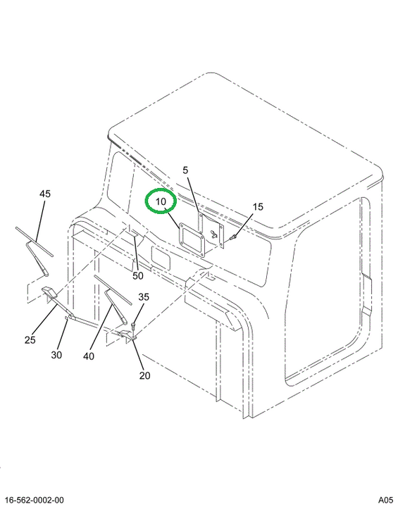 2015302C1 GASKET W/S WIPER MOTOR