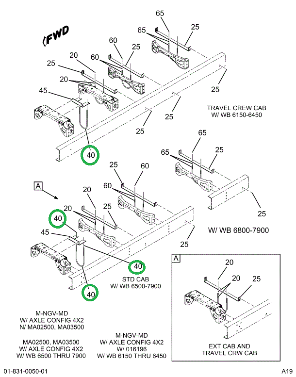 2015413C1 BOLT U PROP SHAFT GUARD 14.8