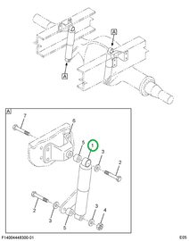 2015557C1 ABSORBER SHOCK LT & RT 1 3/4