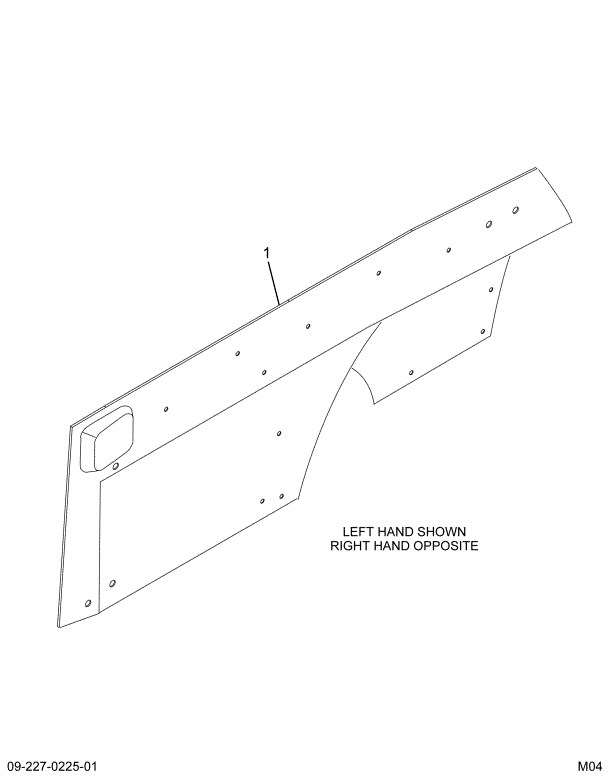 2016568C2 PANEL SPLASH FENDER RH