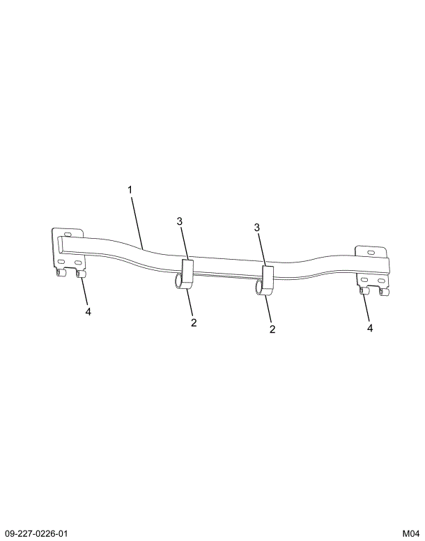 2017115C3 CMEMBER,CROSSMEMBER ASSY HOOD