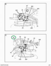 2017496C2 TEE 1/4 PTC X1/4 MPT X 1/4