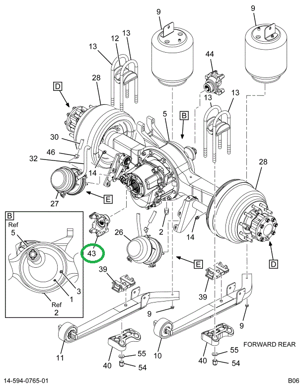 2017785C91 FLANGE TRUNNION BRG 1710