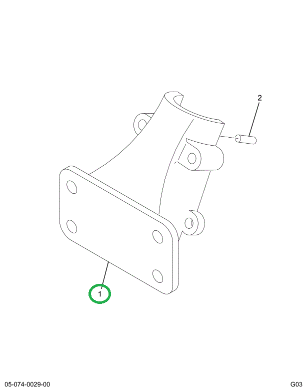 2017902C2 BRACKET STRG COLUMN