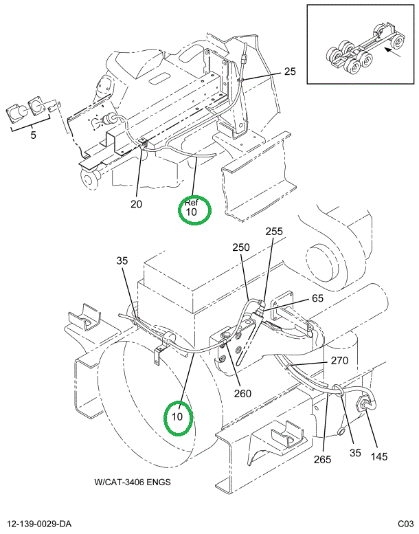 2018303C91 CABLE Y-CORD BLK HTR 84X84