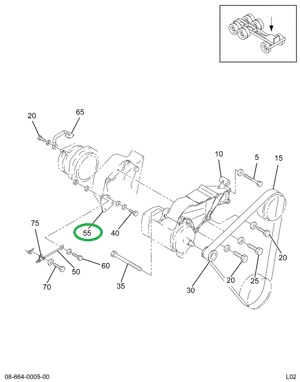 2019864C1 BRACKET GEN ADJ