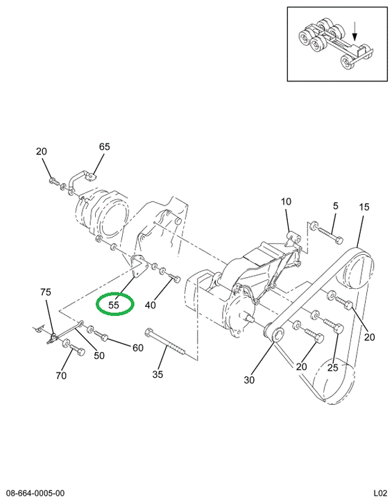 2019864C1 BRACKET GEN ADJ