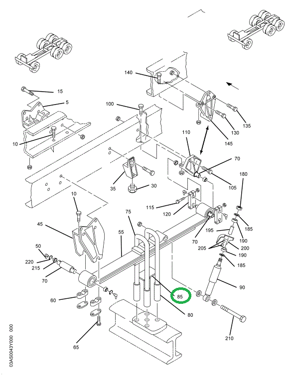 2020883C1 WEDGE, FRT AXLE CASTER ADJ 3.5