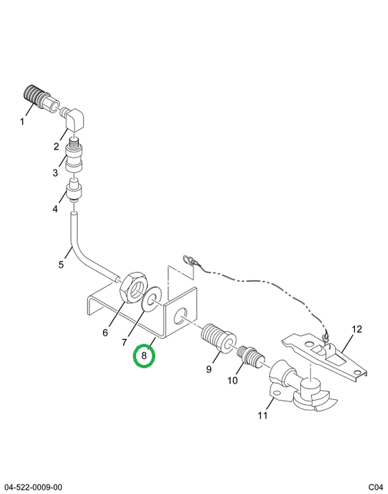2020938C3 Bracket, Mounting, Air Brake V