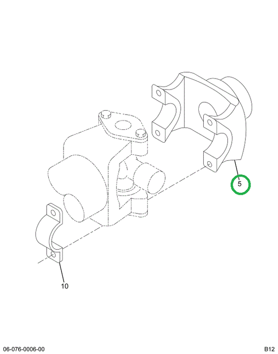 2021073C91 Yoke, End, Drive Shaft, Differ