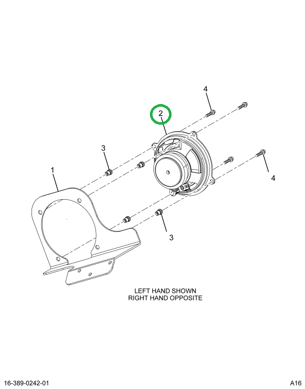 2021110C2 SPEAKER,RADIO 4 DUAL CONE