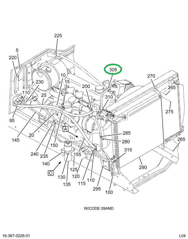 2021627C93 HOSE ASSY COND TO COMPR