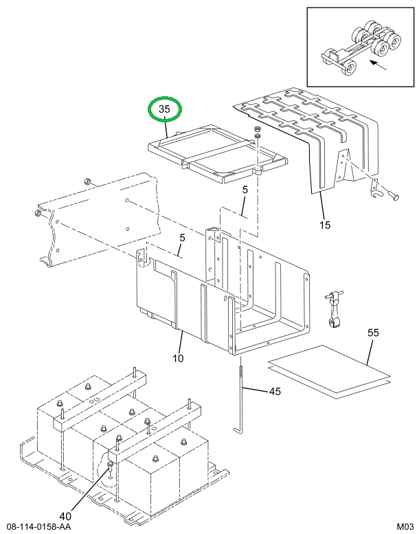 2022119C1 CLAMP BATT HOLD DOWN