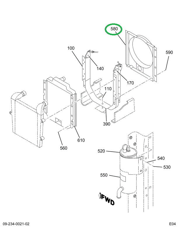 2022690C1 SHROUD,FAN