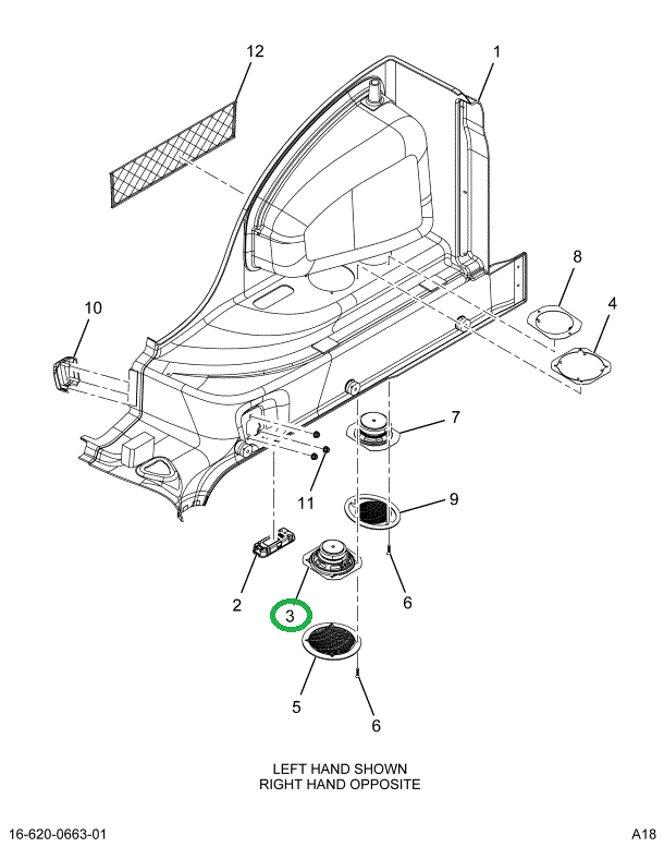 2022978C3 SPEAKER RADIO 4 COAXIAL