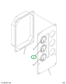 2023370C1 GAUGE AIR PRESS MET AIR 2-BLK