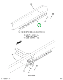 2023477C3 Bracket, Fifth Wheel, Mounting