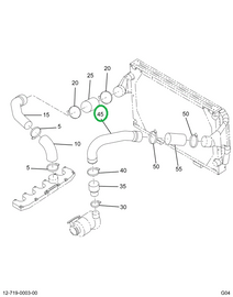 2023535C1 PIPE,AIR TURBO TO CAC
