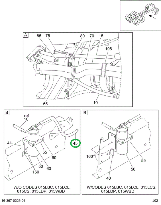 2023626C92 HOSE COND TO RCVR DRYER W/134A