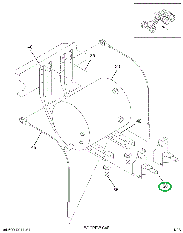 2024079C1 BRACKET,STEP MTG