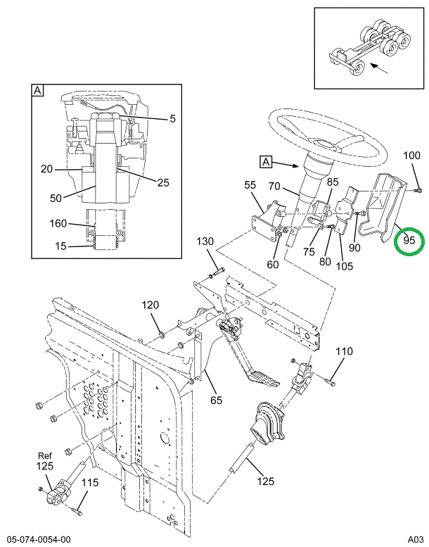 2024431C2 COVER STRG COLUMN HSG