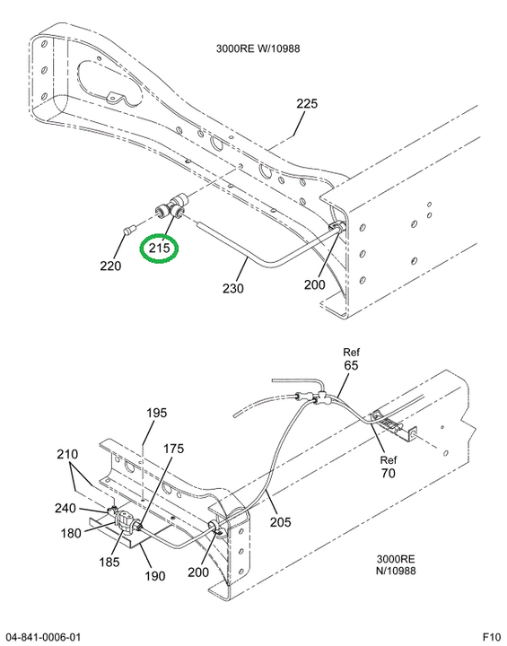2024459C1 ELBOW,SPECIAL DROP 3/8 X 3/8