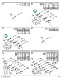 2025418C1 TERMINAL CABLE 480SERIES FEMAL