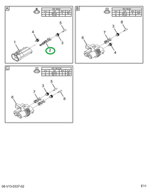 2025423C1 TERMINAL CABLE 480SERIES MALE