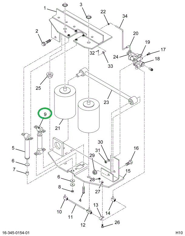 2025790C1 ABSORBER,SHOCK CAB