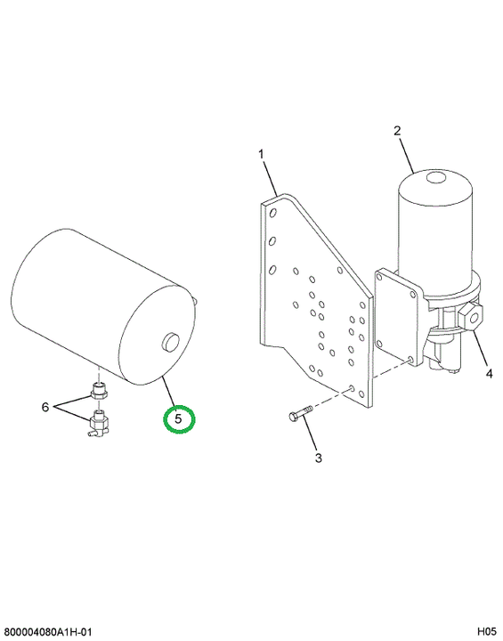 2026061C1 Tank, Air Pressure