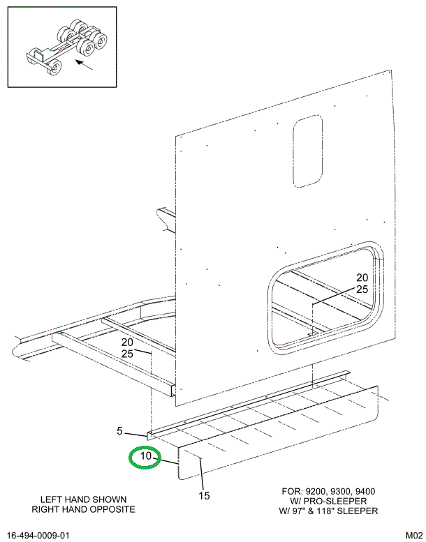 2026332C2 PANEL MODESTY SLPR TRIM 52.76