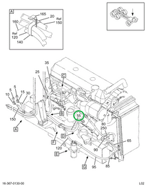 2026684C91 HOSE EVAP TO COMPR W/134A