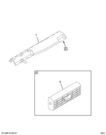 2026788C95 COVER INSTR PNL RT TOP GRAY