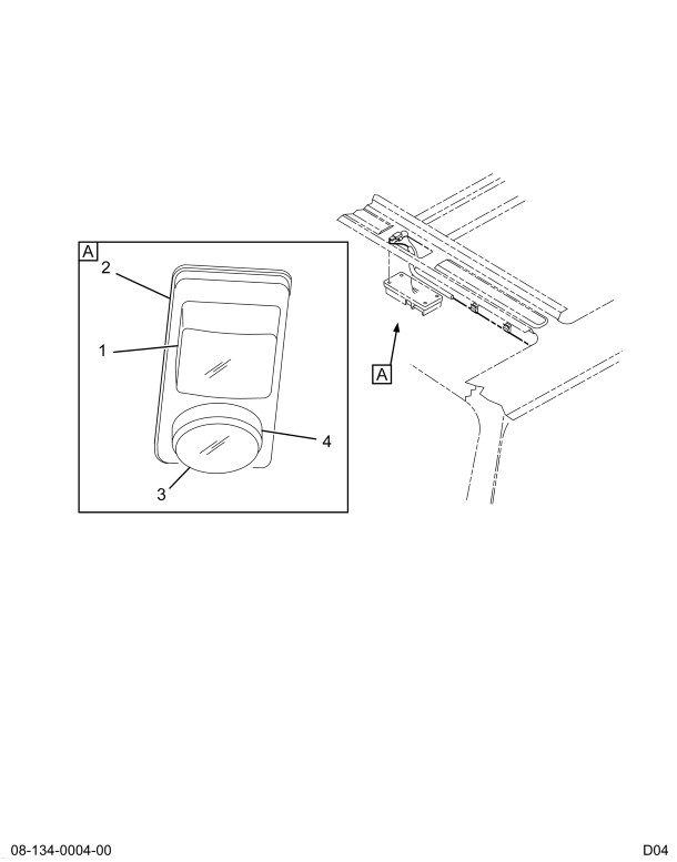 2026920C1 LIGHT DOME W/MP280 CONNECTOR