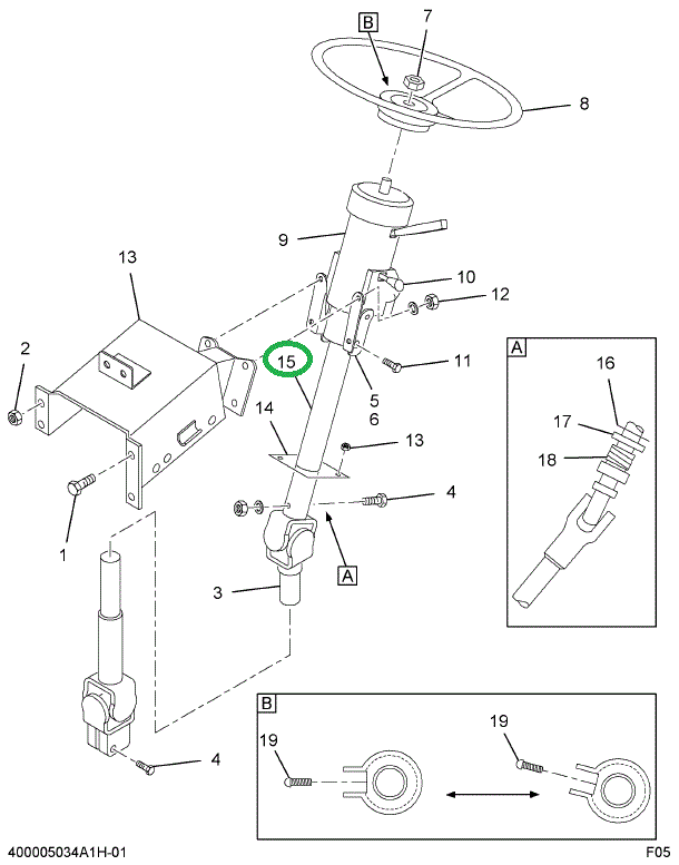 2027543C1 TUBE,WHEEL STRG GEAR