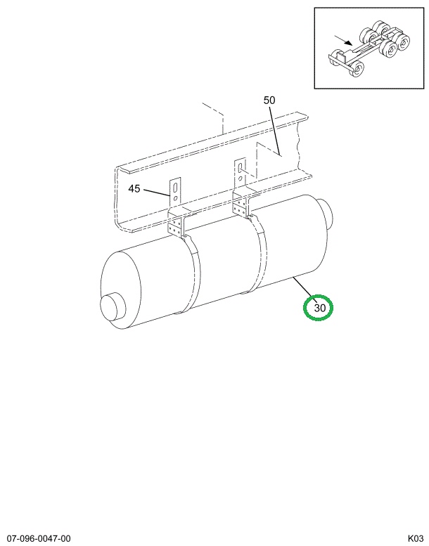 2027605C1 MUFFLER,ASM EXHAUST W/807WAH