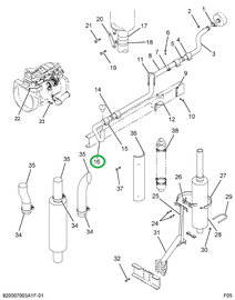 2027959C1 PIPE,EXHAUST FLEX/MUFF NON BR