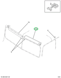 2028082C1 VISOR SUN LH CHRCL