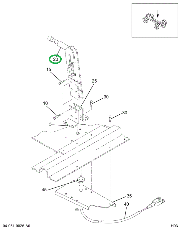 2028406C91 LEVER,HAND BRAKE CONTROL