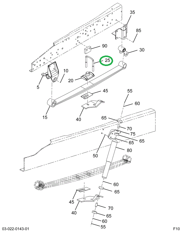 2029118C1 BOLT U SPG 3/4NF X 6 LONG